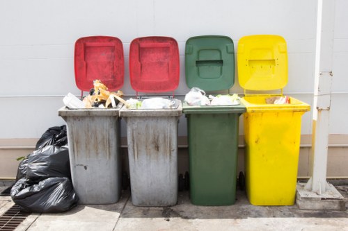 Camden Town streets with waste removal services